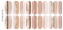 Load image into Gallery viewer, Blush Brush Nail Wraps