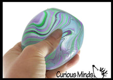 Load image into Gallery viewer, 1 Swirl NeeDoh Nice Cube Ice Sugar Ball - Thick Glue/Gel
