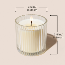 Load image into Gallery viewer, Warm and Cozy Fluted Jar Candle