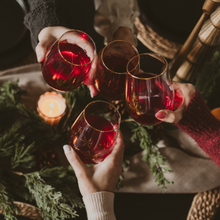 Load image into Gallery viewer, Trees Stemless Wine Glass Box Set
