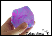 Load image into Gallery viewer, 1 Swirl NeeDoh Nice Cube Ice Sugar Ball - Thick Glue/Gel
