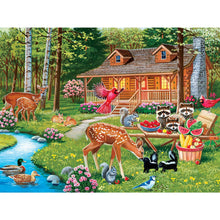 Load image into Gallery viewer, Family Time - Creekside Gathering 400 Piece Puzzle