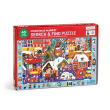 Load image into Gallery viewer, Christmas Market 64 Piece Search & Find Puzzle