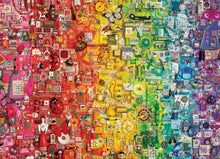 Load image into Gallery viewer, Colourful Rainbow 1000pc puzzle