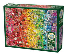 Load image into Gallery viewer, Colourful Rainbow 1000pc puzzle