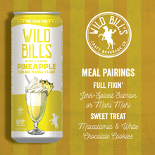 Load image into Gallery viewer, Pineapple: Zero Sugar Soda, Clean Ingredients, 12-Pack, Cans