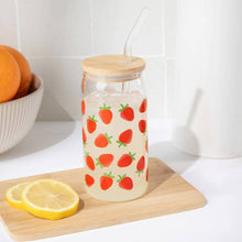 Load image into Gallery viewer, Strawberry Can Glass