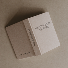 Load image into Gallery viewer, One Line A Day Fabric Journal