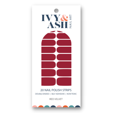 Load image into Gallery viewer, Red Velvet Nail Wraps