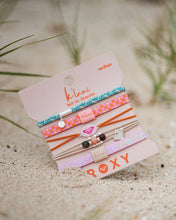 Load image into Gallery viewer, K'lani x Roxy Pink Tropics Hair Tie Bracelet