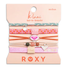 Load image into Gallery viewer, K'lani x Roxy Pink Tropics Hair Tie Bracelet