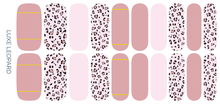 Load image into Gallery viewer, Luxe Leopard | Mauve Pink Animal Print Nail Art Nail Wrap