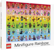 Load image into Gallery viewer, LEGO Minifigure Rainbow 1000-Piece Puzzle