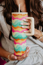 Load image into Gallery viewer, Neon Abstract Colors 38 Oz Tumbler Cup: Yellow