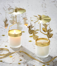 Load image into Gallery viewer, Winter Pine Tree Carousel Candle