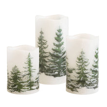 Load image into Gallery viewer, LED Evergreen Candles