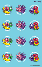 Load image into Gallery viewer, 80s Candy EverythingSmells Scratch & Sniff Stickers
