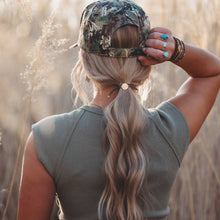 Load image into Gallery viewer, "Adapt" Camo, Gold Charm Antler Hair Tie Bracelets