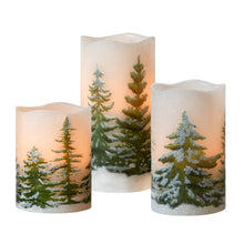 Load image into Gallery viewer, LED Evergreen Candles