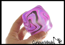 Load image into Gallery viewer, 1 Swirl NeeDoh Nice Cube Ice Sugar Ball - Thick Glue/Gel
