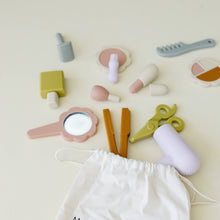 Load image into Gallery viewer, Silicone Hair and Makeup Play Set