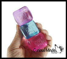 Load image into Gallery viewer, 1 NeeDoh Teenie Nice Ice Cube Baby Ice Sugar Ball - Thick Gl