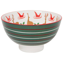 Load image into Gallery viewer, Santa's Reindeer Stamped Bowl