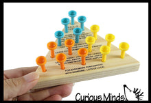 Load image into Gallery viewer, 1 Solitaire Peg Game - Retro Wooden Classic Game - Peg Puzzl