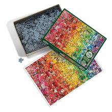 Load image into Gallery viewer, Colourful Rainbow 1000pc puzzle