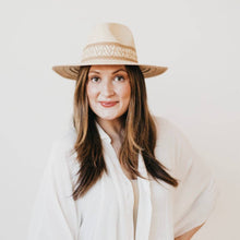 Load image into Gallery viewer, Sunset Sierra Straw Hat: Cream