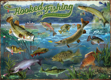 Load image into Gallery viewer, Hooked on Fishing 1000pc puzzle