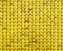 Load image into Gallery viewer, Lego Minifigure Faces Puzzle