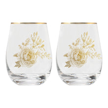 Load image into Gallery viewer, Delft Stemless Wine Glass Box Set