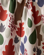 Load image into Gallery viewer, Cut Paper Leaves Cream Tea Towel