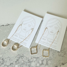 Load image into Gallery viewer, Ear Threaders: 18k Gold + Sterling Silver