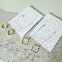 Load image into Gallery viewer, Ear Threaders: 18k Gold + Sterling Silver