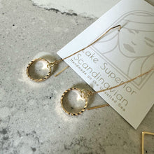 Load image into Gallery viewer, Ear Threaders: 18k Gold + Sterling Silver