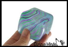 Load image into Gallery viewer, 1 Swirl NeeDoh Nice Cube Ice Sugar Ball - Thick Glue/Gel