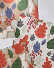 Load image into Gallery viewer, Cut Paper Leaves Dishcloth Set