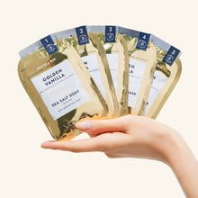 Load image into Gallery viewer, Pedi in a Box Glimmer 5 Step Golden Vanilla