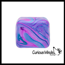 Load image into Gallery viewer, 1 Swirl NeeDoh Nice Cube Ice Sugar Ball - Thick Glue/Gel