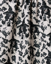 Load image into Gallery viewer, Floral Witches Tea Towel