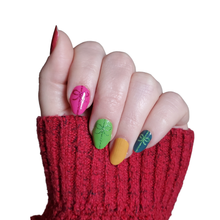 Load image into Gallery viewer, All Wrapped Up | Colorful Glitter Christmas Gifts Nail Wraps