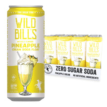 Load image into Gallery viewer, Pineapple: Zero Sugar Soda, Clean Ingredients, 12-Pack, Cans