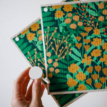 Load image into Gallery viewer, Papaya Reusable Paper Towel Sets + Hook
