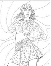 Load image into Gallery viewer, Taylor Swift Coloring & Activity Book
