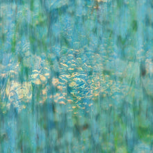 Load image into Gallery viewer, Theo Blue Watercolor Stained Glass Panel