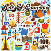 Load image into Gallery viewer, Let's Go Camping 100 Piece Puzzle