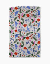 Load image into Gallery viewer, Christmas Garden Party Tea Towel