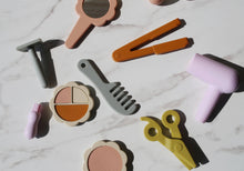 Load image into Gallery viewer, Silicone Hair and Makeup Play Set